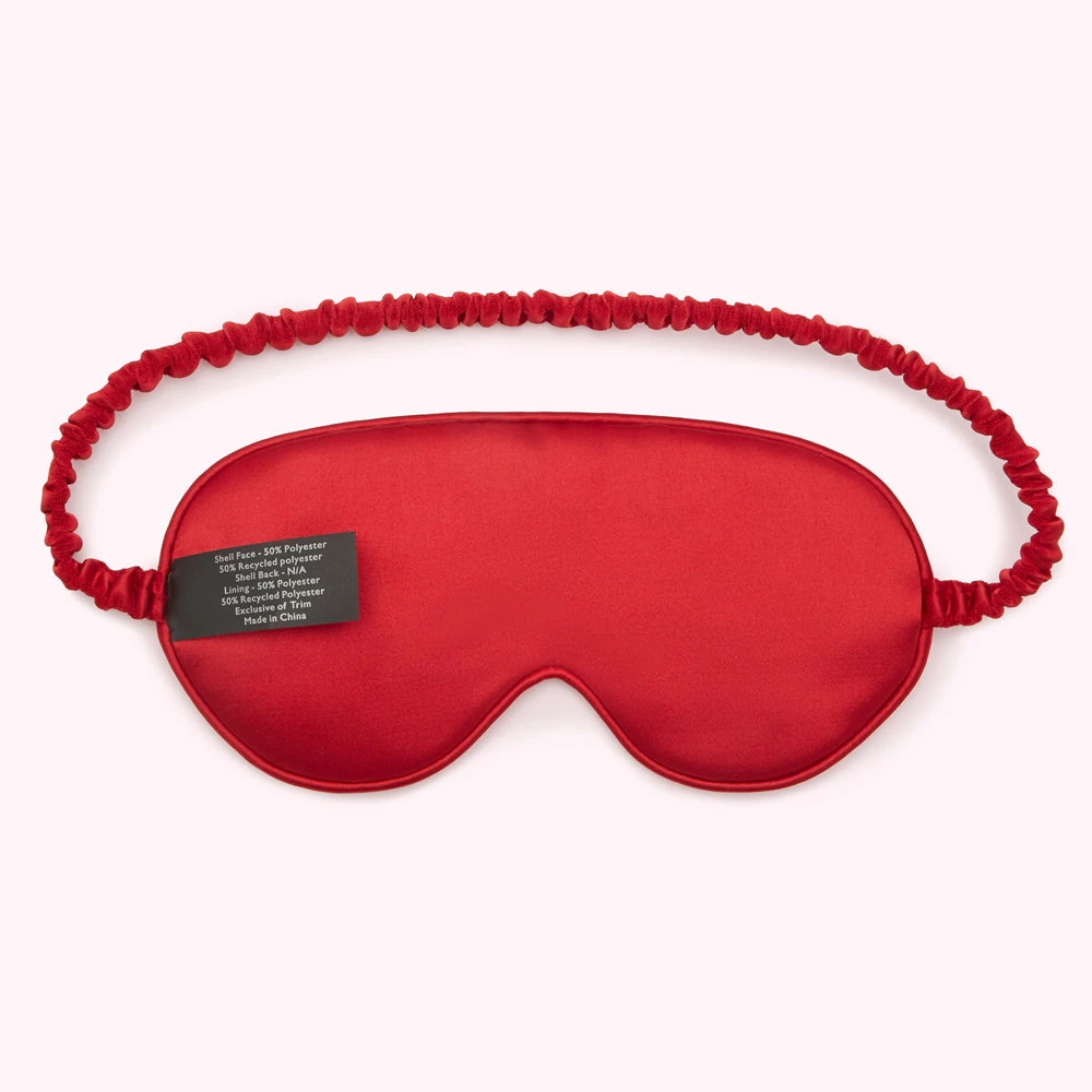 Lulu Guinness Statement Red LULU RED DREAMER EYE MASK 4 Lulu Guinness Statement Red LULU RED DREAMER EYE MASK
