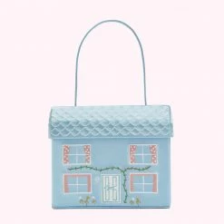 Lulu Guinness BAGS SEA BLUE NO.12 PORTOBELLO HOUSE HANDBAG
