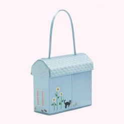 Lulu Guinness BAGS SEA BLUE NO.12 PORTOBELLO HOUSE HANDBAG