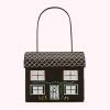 Lulu Guinness BAGS BLACK NO.8 PORTOBELLO HOUSE HANDBAG 1 Lulu Guinness BAGS BLACK NO.8 PORTOBELLO HOUSE HANDBAG