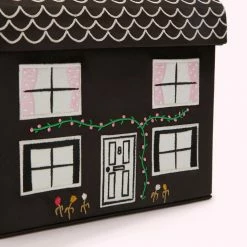 Lulu Guinness BAGS BLACK NO.8 PORTOBELLO HOUSE HANDBAG 12 Lulu Guinness BAGS BLACK NO.8 PORTOBELLO HOUSE HANDBAG