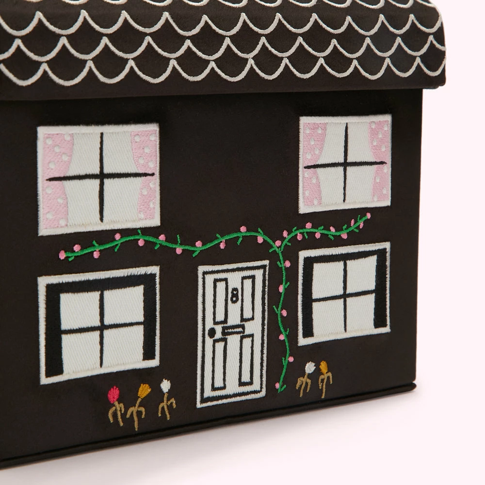 Lulu Guinness BAGS BLACK NO.8 PORTOBELLO HOUSE HANDBAG 6 Lulu Guinness BAGS BLACK NO.8 PORTOBELLO HOUSE HANDBAG