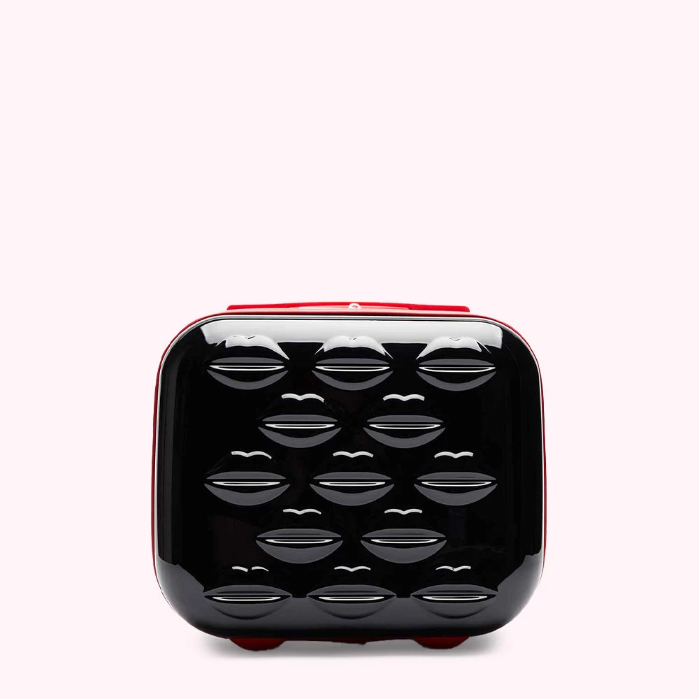 Lulu Guinness Timeless Black BLACK LIPS VANITY CASE 3 Lulu Guinness Timeless Black BLACK LIPS VANITY CASE