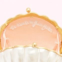 Lulu Guinness BAGS IVORY SHELL CLUTCH BAG