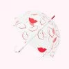 Lulu Guinness Umbrellas LIP PRINT BIRDCAGE UMBRELLA