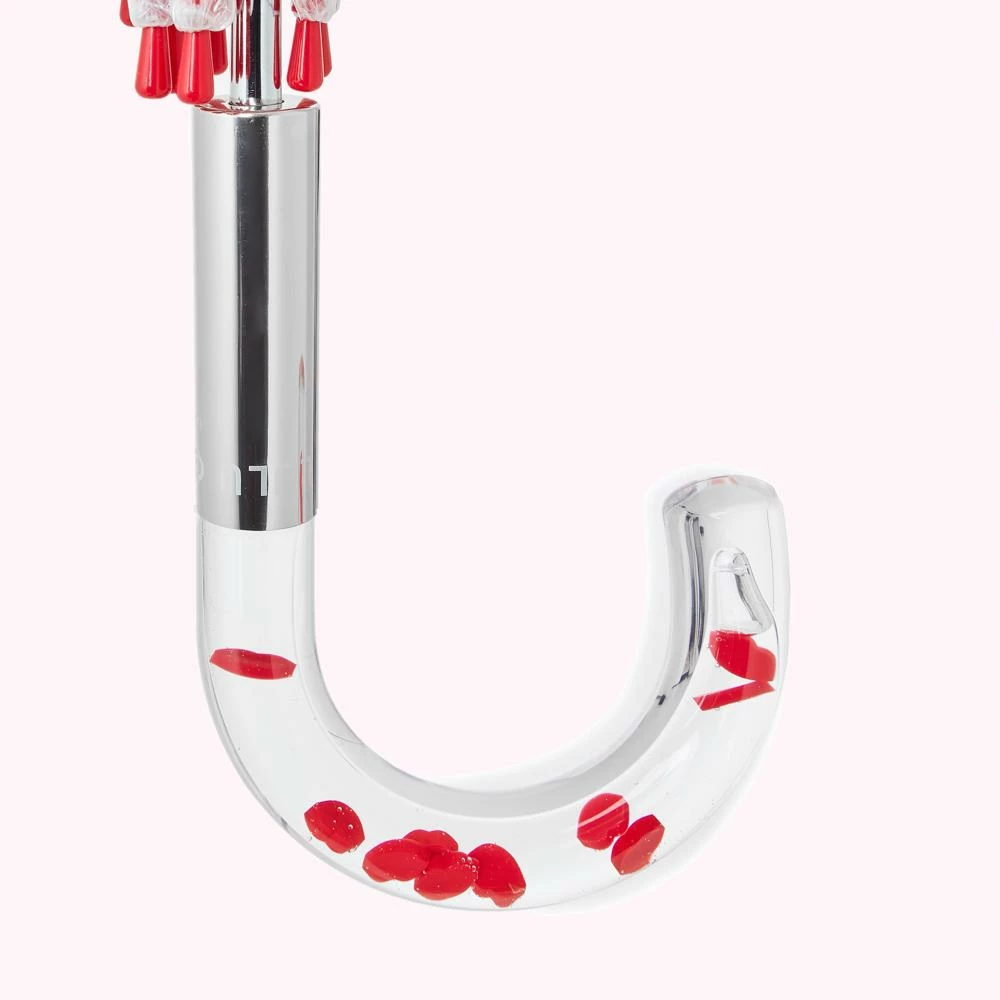 Lulu Guinness Umbrellas LIP PRINT BIRDCAGE UMBRELLA 5 Lulu Guinness Umbrellas LIP PRINT BIRDCAGE UMBRELLA