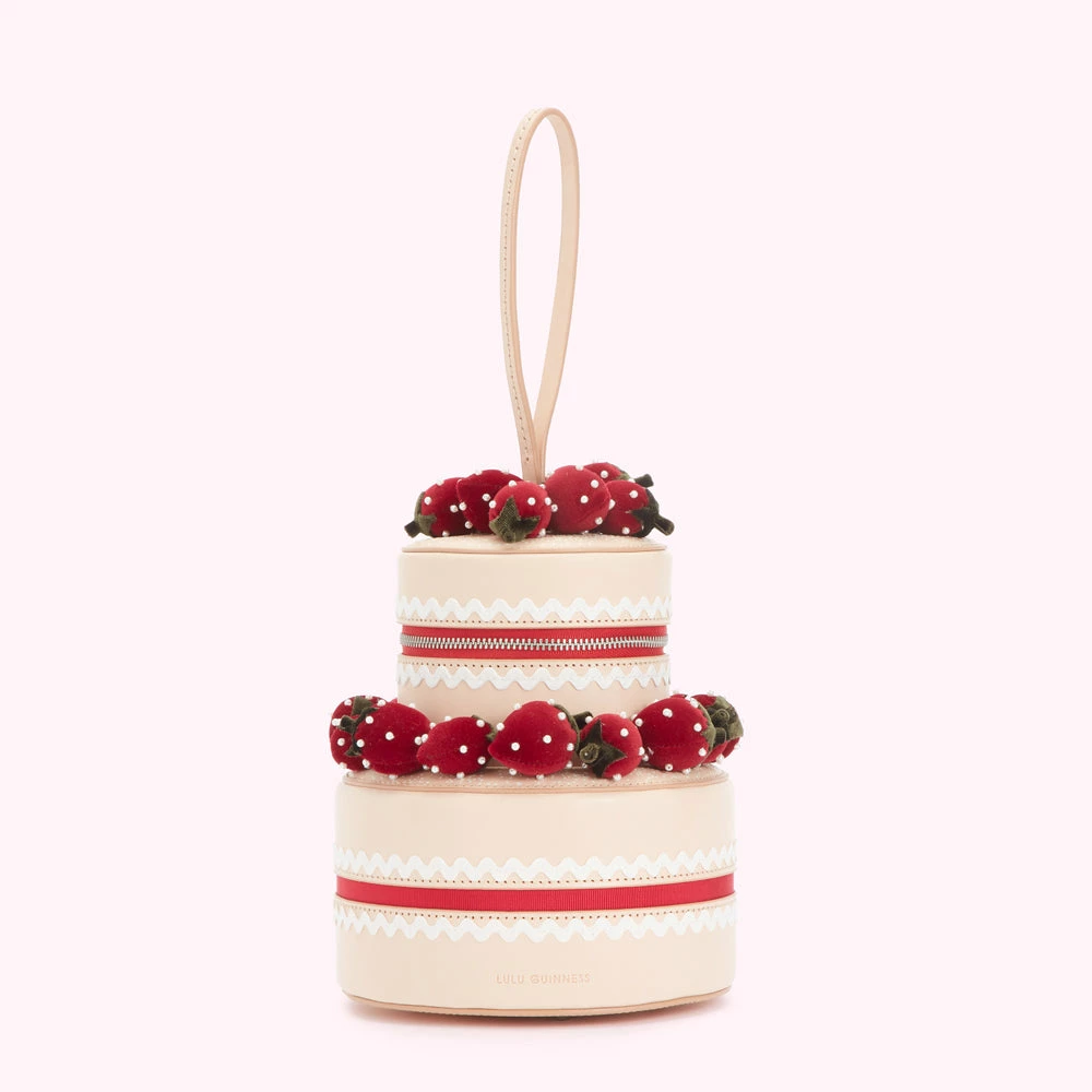 Lulu Guinness NATURAL VICTORIA SPONGE HANDHELD CLUTCH BAG BAGS 3 Lulu Guinness NATURAL VICTORIA SPONGE HANDHELD CLUTCH BAG BAGS
