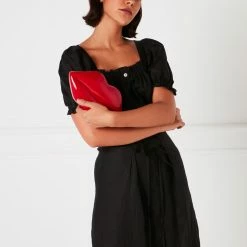 Lulu Guinness BAGS RED LIPS SMALL CLUTCH BAG