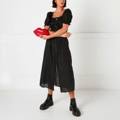 Lulu Guinness BAGS RED LIPS SMALL CLUTCH BAG