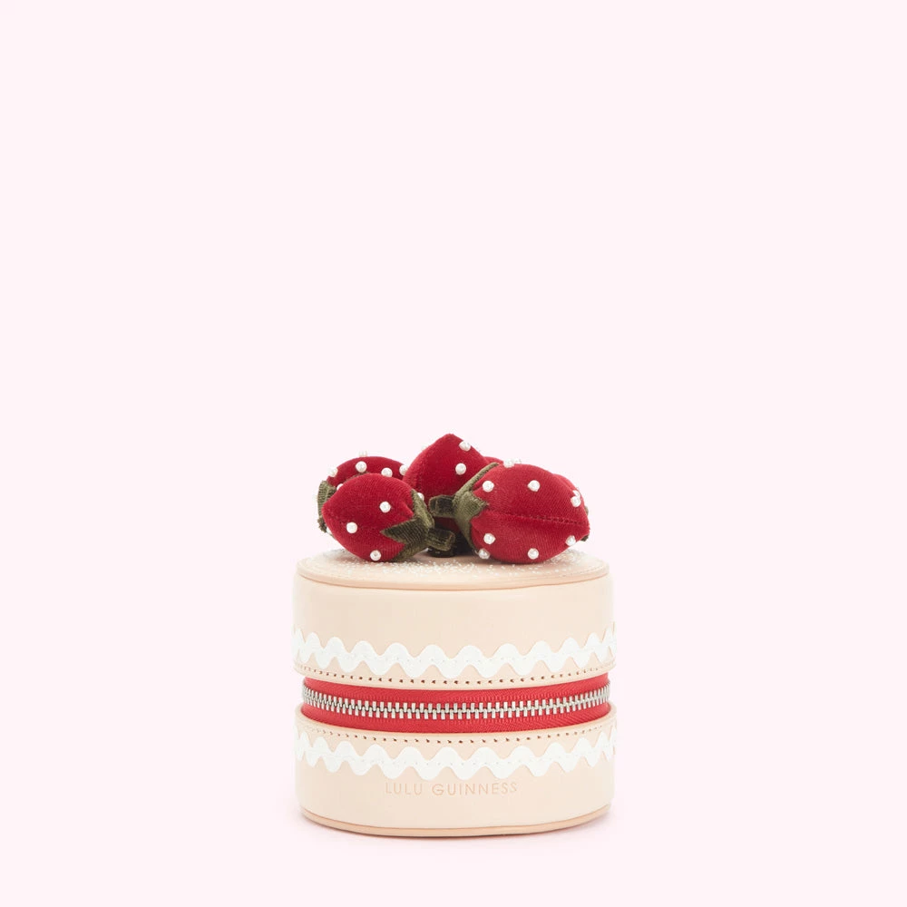 Lulu Guinness ACCESSORIES NATURAL SMALL VICTORIA SPONGE JEWELLERY BOX 4 Lulu Guinness ACCESSORIES NATURAL SMALL VICTORIA SPONGE JEWELLERY BOX