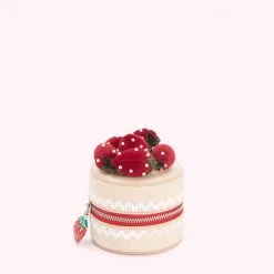 Lulu Guinness ACCESSORIES NATURAL SMALL VICTORIA SPONGE JEWELLERY BOX