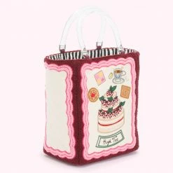 Lulu Guinness PEONY HIGH TEA BIBI TOTE BAG BAGS