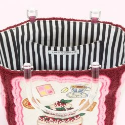 Lulu Guinness PEONY HIGH TEA BIBI TOTE BAG BAGS