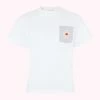 Lulu Guinness CHALK BLOSSOM POCKET MACIE T-SHIRT