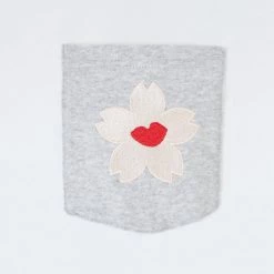Lulu Guinness CHALK BLOSSOM POCKET MACIE T-SHIRT 7 Lulu Guinness CHALK BLOSSOM POCKET MACIE T-SHIRT