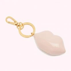 Lulu Guinness BLUSH LIPS KEYRING Pink, Forever