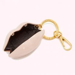Lulu Guinness BLUSH LIPS KEYRING Pink, Forever
