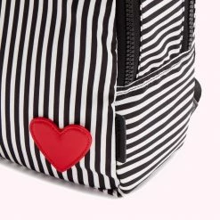 Lulu Guinness HEART AND STRIPES NYLON SADIE BACKPACK BAGS 10 Lulu Guinness HEART AND STRIPES NYLON SADIE BACKPACK BAGS