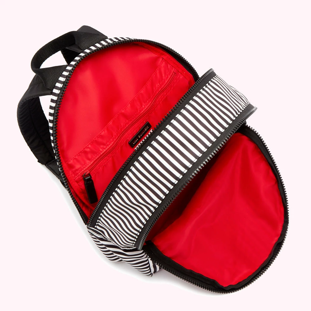 Lulu Guinness HEART AND STRIPES NYLON SADIE BACKPACK BAGS 5 Lulu Guinness HEART AND STRIPES NYLON SADIE BACKPACK BAGS