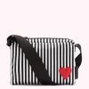 Lulu Guinness HEART AND STRIPES BESSIE NYLON CROSS BODY BAG 2 Lulu Guinness HEART AND STRIPES BESSIE NYLON CROSS BODY BAG