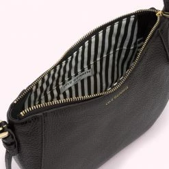 Lulu Guinness BLACK MULTI REVERSIBLE HANDLES JULES CROSSBODY BAG