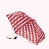 Lulu Guinness ACCESSORIES RED AND BLACK KISSING HEARTS UMBRELLA
