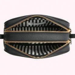 Lulu Guinness BLACK LEATHER COLE CROSS BODY BAG 11 Lulu Guinness BLACK LEATHER COLE CROSS BODY BAG