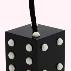 Lulu Guinness BLACK DICE CLUTCH BAG 10 Lulu Guinness BLACK DICE CLUTCH BAG