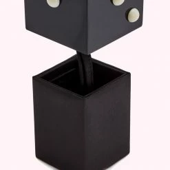 Lulu Guinness BLACK DICE CLUTCH BAG 9 Lulu Guinness BLACK DICE CLUTCH BAG