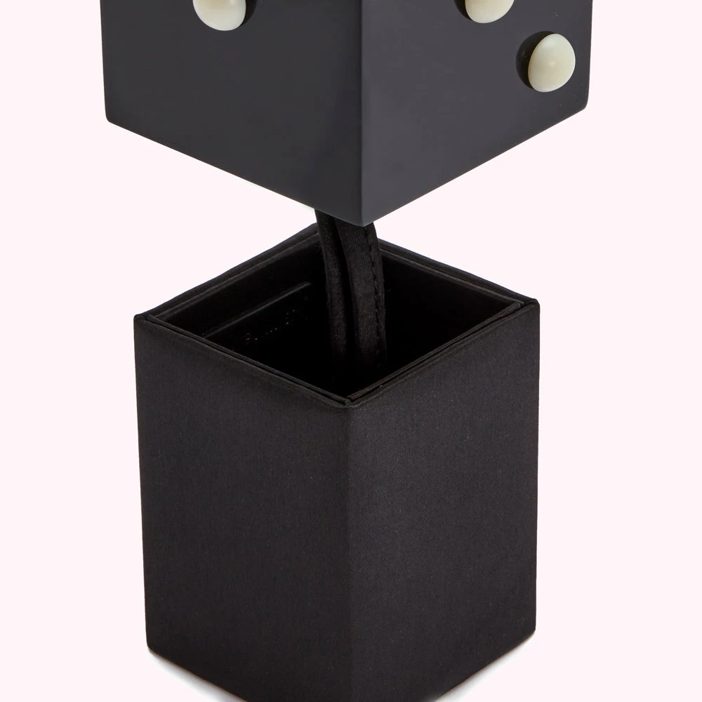 Lulu Guinness BLACK DICE CLUTCH BAG 5 Lulu Guinness BLACK DICE CLUTCH BAG