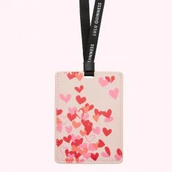 Lulu Guinness BLOSSOM CONFETTI HEARTS LANYARD