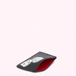 Lulu Guinness BLACK DICE CARDHOLDER Timeless Black