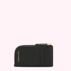 Lulu Guinness CHERRY LEAH WALLET Timeless Black