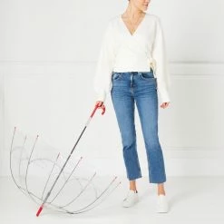 Lulu Guinness Umbrellas LIP PRINT BIRDCAGE UMBRELLA 11 Lulu Guinness Umbrellas LIP PRINT BIRDCAGE UMBRELLA