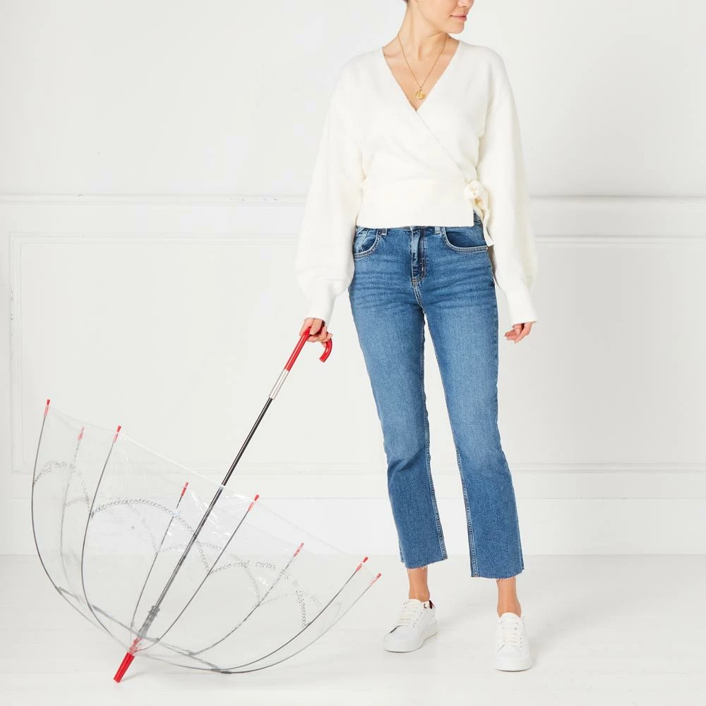 Lulu Guinness Umbrellas LIP PRINT BIRDCAGE UMBRELLA 7 Lulu Guinness Umbrellas LIP PRINT BIRDCAGE UMBRELLA