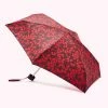 Lulu Guinness HAND DRAWN LIP UMBRELLA Statement Red