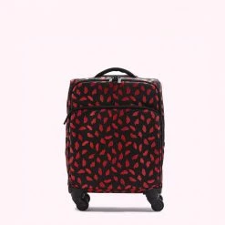 Lulu Guinness HANDPAINTED LIPS FELICITY CASE Timeless Black