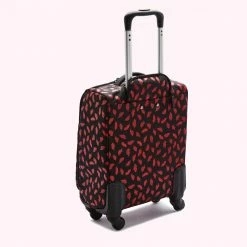 Lulu Guinness HANDPAINTED LIPS FELICITY CASE Timeless Black