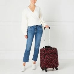 Lulu Guinness HANDPAINTED LIPS FELICITY CASE Timeless Black