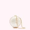 Lulu Guinness BAGS IVORY SHELL CLUTCH BAG