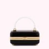 Lulu Guinness BLACK FONTAINE CLUTCH BAG BAGS