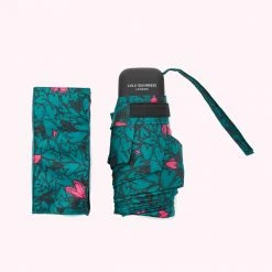 Lulu Guinness EMERALD SCRIBBLE HEARTS TINY UMBRELLA ACCESSORIES