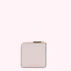 Lulu Guinness BLUSH COSMOPOLITAN SQUARE COIN PURSE Pink, Forever