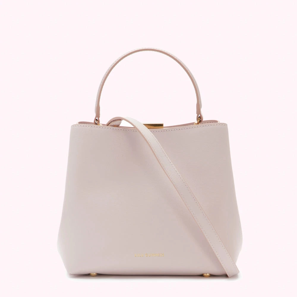 Lulu Guinness BLUSH MEDIUM LEATHER RUBY 3 Lulu Guinness BLUSH MEDIUM LEATHER RUBY