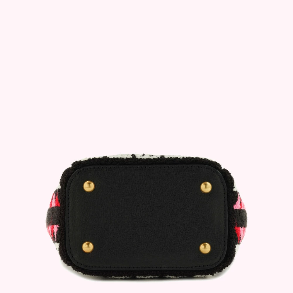 Lulu Guinness BLACK MINI BINGO BIBI TOTE BAGS 4 Lulu Guinness BLACK MINI BINGO BIBI TOTE BAGS