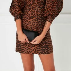 Lulu Guinness BLACK SATIN HAYWORTH CLUTCH BAG BAGS