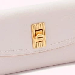 Lulu Guinness Pink, Forever BLUSH LIP TURNLOCK LUCIA WALLET