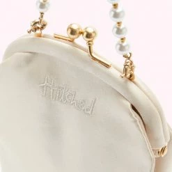 Lulu Guinness IVORY HITCHED HARLOW PURSE