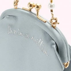 Lulu Guinness BAGS WEDDING BLUE ONE IN A MILLION HARLOW PURSE 11 Lulu Guinness BAGS WEDDING BLUE ONE IN A MILLION HARLOW PURSE