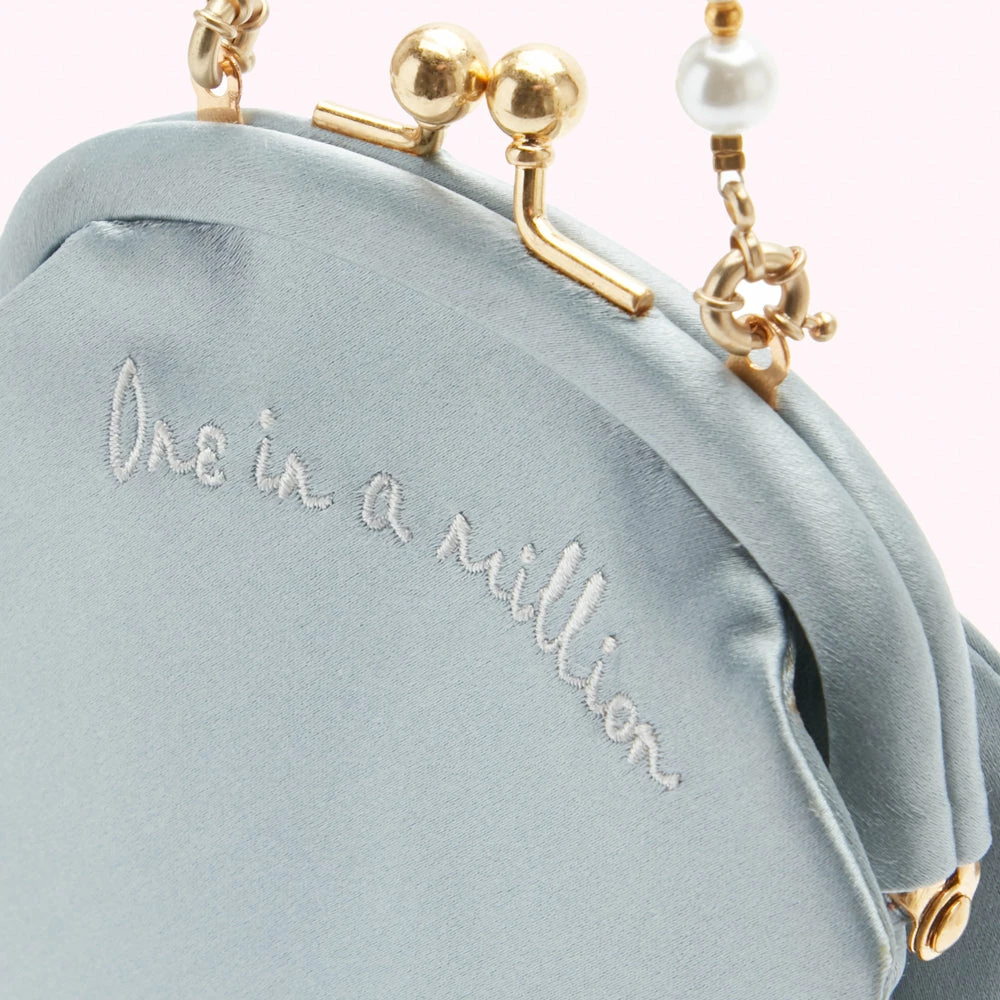 Lulu Guinness BAGS WEDDING BLUE ONE IN A MILLION HARLOW PURSE 6 Lulu Guinness BAGS WEDDING BLUE ONE IN A MILLION HARLOW PURSE